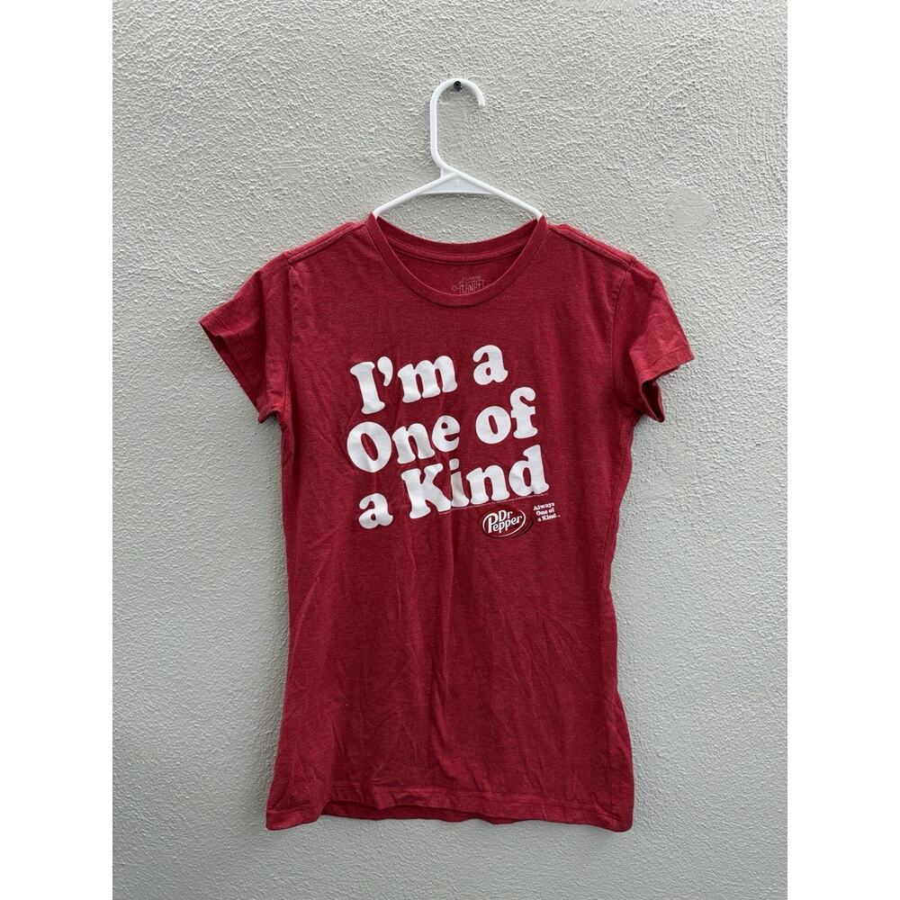 TNT Womens T-Shirt Size XL Red Dr. Pepper One of a Kind Short Sleeve Graphic